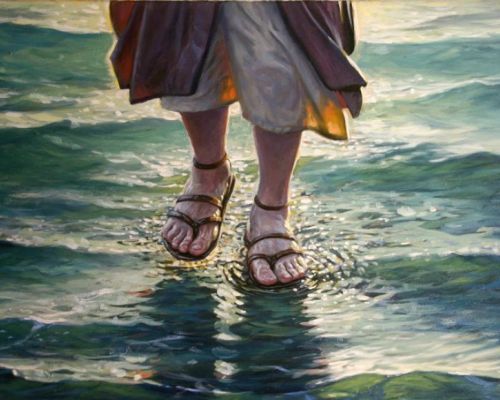 Jesús camina sobre el agua