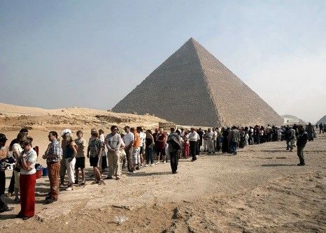 Las pirámides de Guiza, Egipto