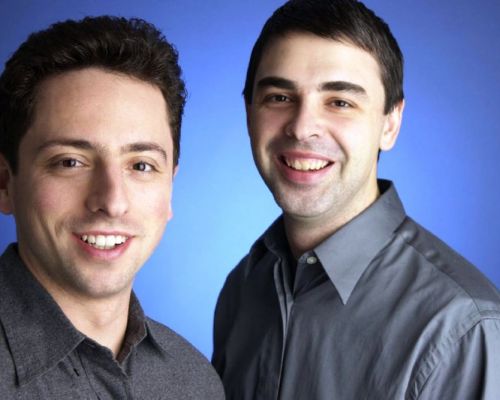 Larry Page y Serguéi Brin