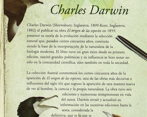 El origen de las especies (Charles Darwin)